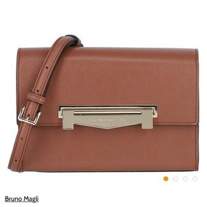 Bruno Magli Block Medium Leather Crossbody